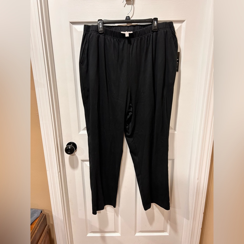 Woman Within Women's Classic Black Dress Pants